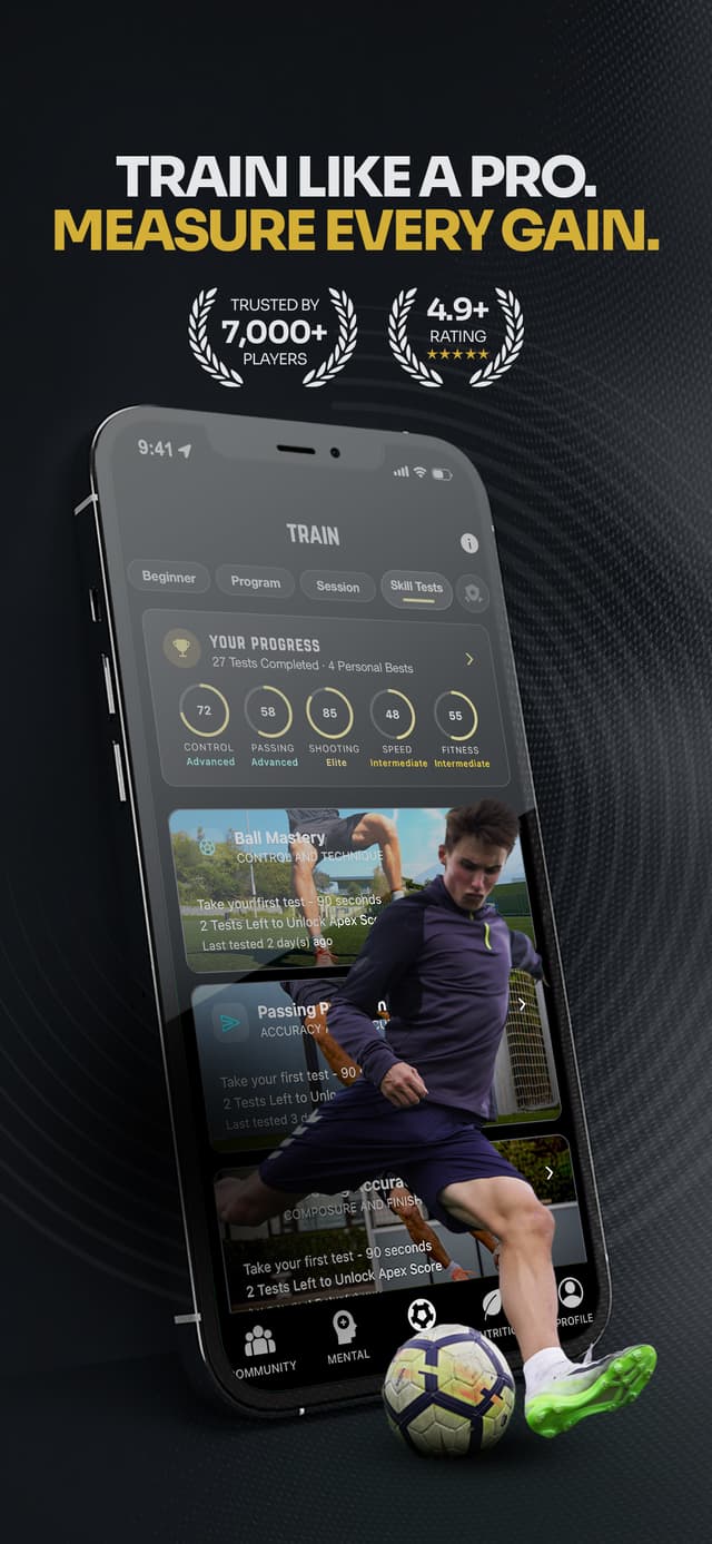 Train like a pro — skill tests
